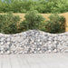 Coșuri gabion arcuite 10 buc, 200x30x80/100cm, fier galvanizat - WALTI WALTI