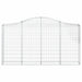 Coșuri gabion arcuite 11 buc, 200x30x100/120 cm fier galvanizat - WALTI WALTI