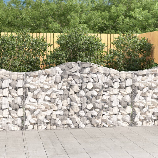 Coșuri gabion arcuite 11 buc, 200x30x100/120 cm fier galvanizat - WALTI WALTI