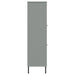 Bibliotecă cu picioare metalice OSLO, gri, 90x35x128,5 cm, lemn - WALTI WALTI