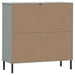 Bibliotecă cu picioare metalice OSLO, gri, 90x35x90,5 cm, lemn - WALTI WALTI