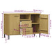 Servantă cu picioare metalice „OSLO” maro 113x40x77 cm lemn - WALTI WALTI