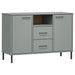 Servantă cu picioare metalice „OSLO” gri 113x40x77 cm lemn - WALTI WALTI