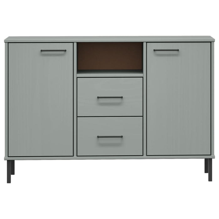 Servantă cu picioare metalice „OSLO” gri 113x40x77 cm lemn - WALTI WALTI