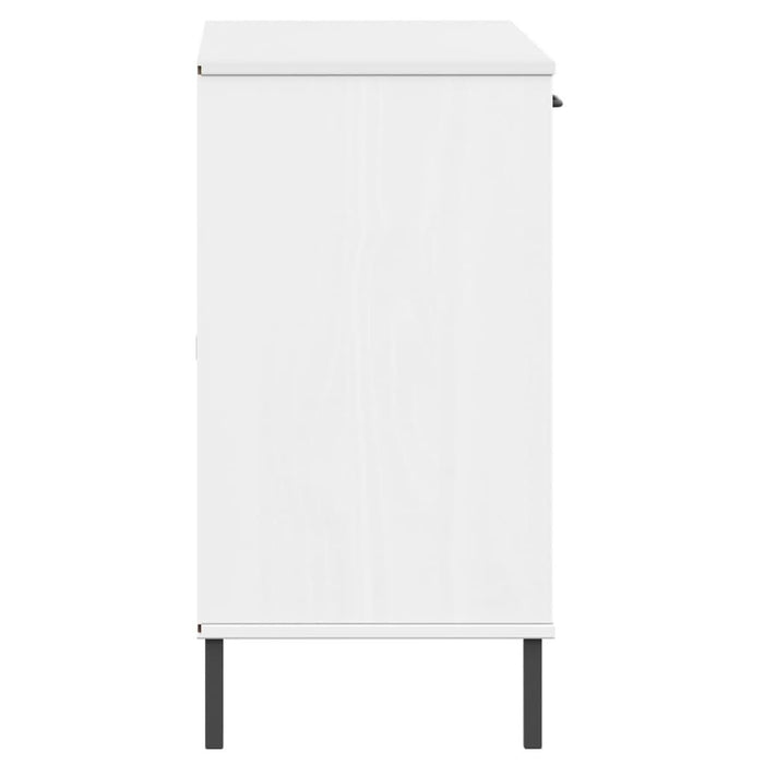 Servantă cu picioare metalice „OSLO” alb 113x40x77 cm lemn - WALTI WALTI