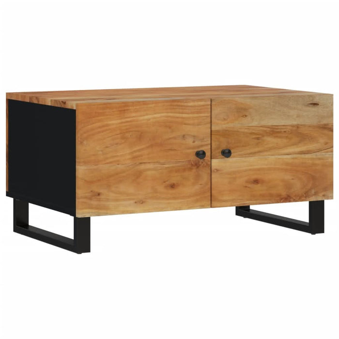 Măsuță de cafea, 80x50x40 cm, lemn masiv acacia/lemn prelucrat - WALTI WALTI
