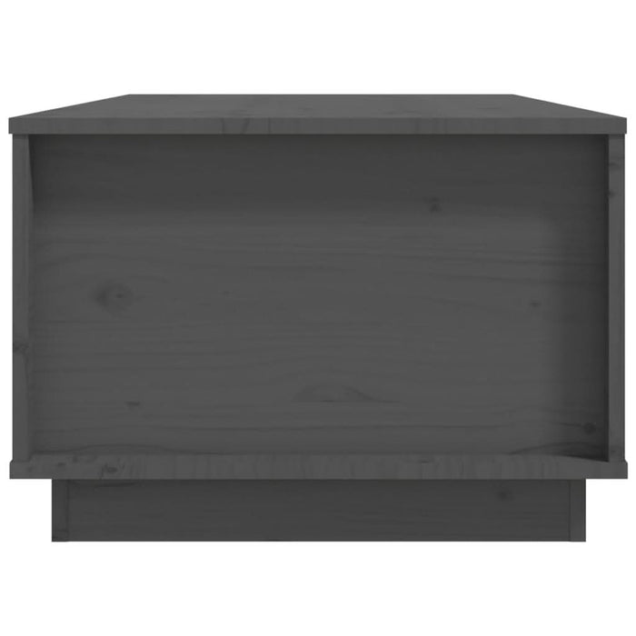 Măsuță de cafea, gri, 100x50x35 cm, lemn masiv de pin - WALTI WALTI