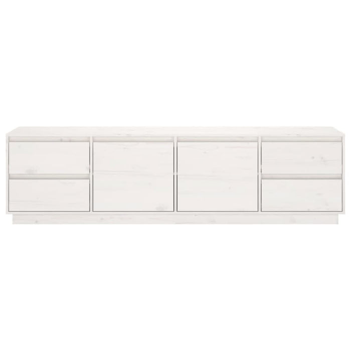 Comodă TV, alb, 176x37x47,5 cm, lemn masiv de pin - WALTI WALTI