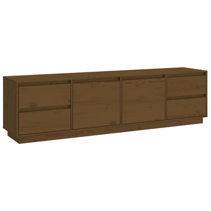 Comodă TV, maro miere, 176x37x47,5 cm, lemn masiv de pin - WALTI WALTI
