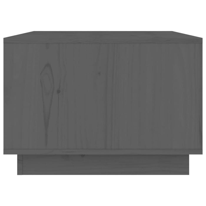 Măsuță de cafea, gri, 80x50x35 cm, lemn masiv de pin - WALTI WALTI