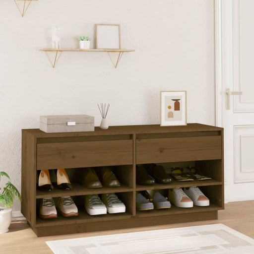 Pantofar, maro miere, 110x34x52 cm, lemn masiv de pin - WALTI WALTI