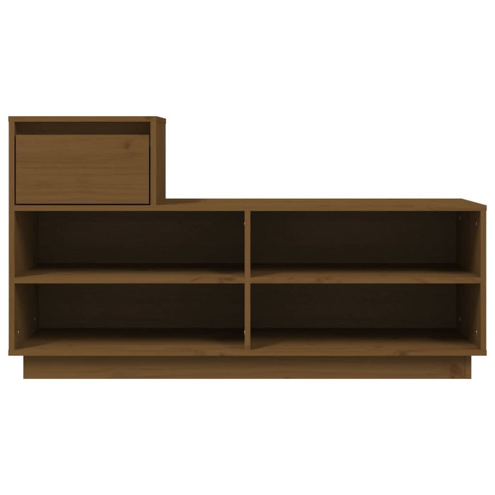 Pantofar, maro miere, 110x34x61 cm, lemn masiv de pin - WALTI WALTI