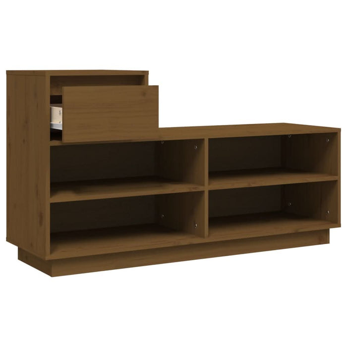Pantofar, maro miere, 110x34x61 cm, lemn masiv de pin - WALTI WALTI