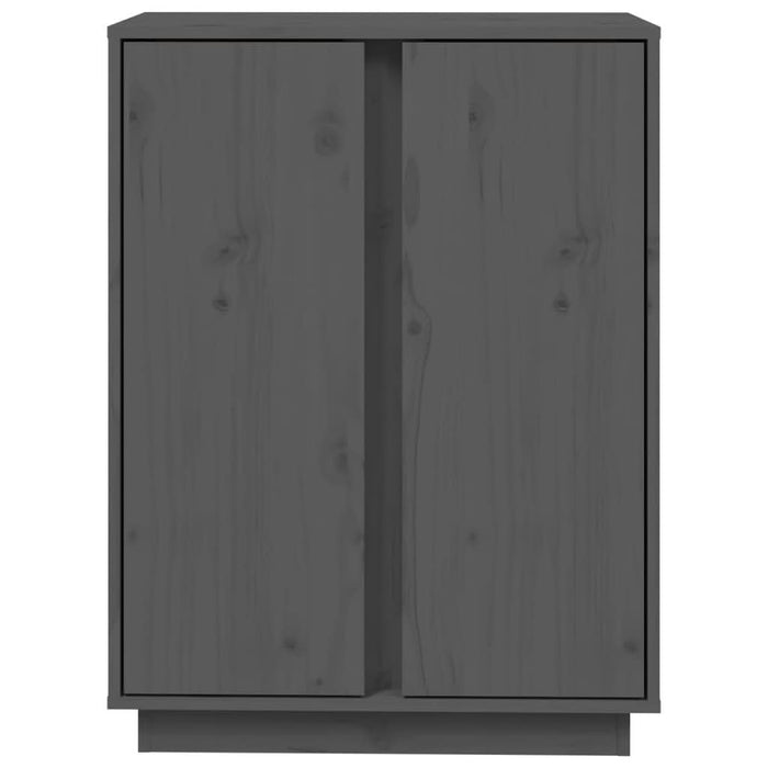Servantă, gri, 60x35x80 cm, lemn masiv de pin - WALTI WALTI