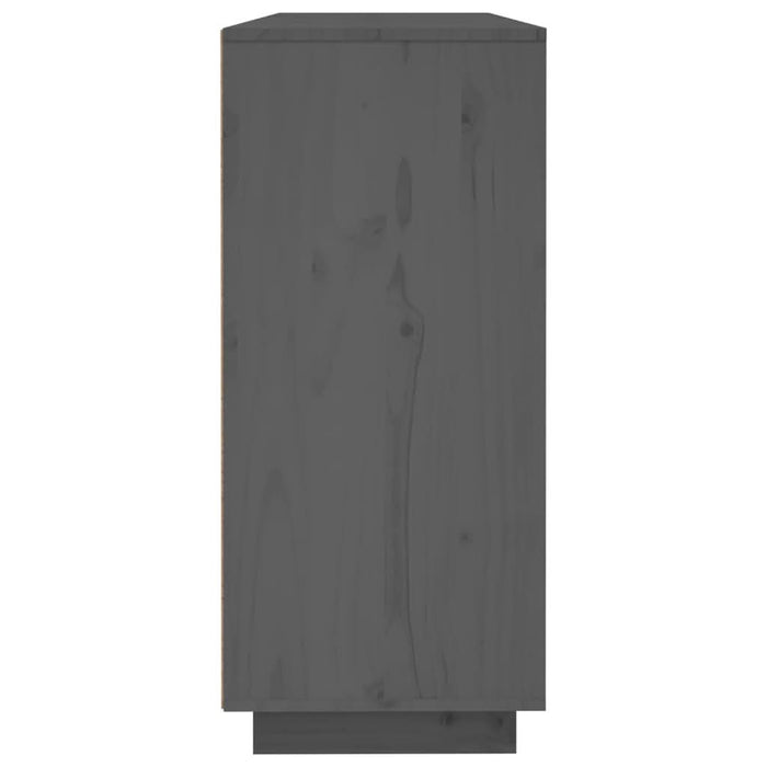 Servantă, gri, 120x35x80 cm, lemn masiv de pin - WALTI WALTI