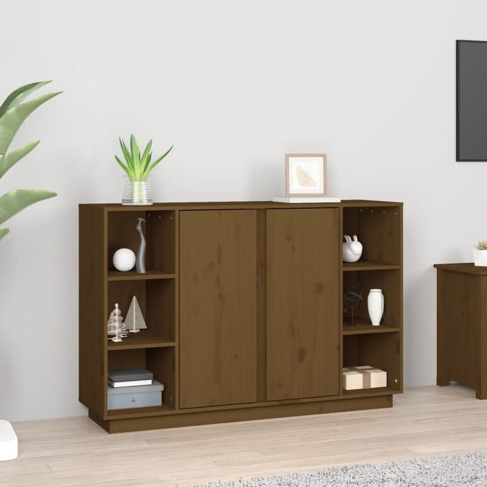 Servantă, maro miere, 120x35x80 cm, lemn masiv de pin - WALTI WALTI