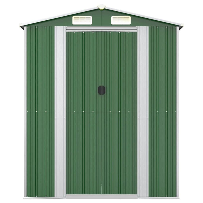 Șopron de grădină, verde, 192x274x223 cm, oțel zincat - WALTI WALTI