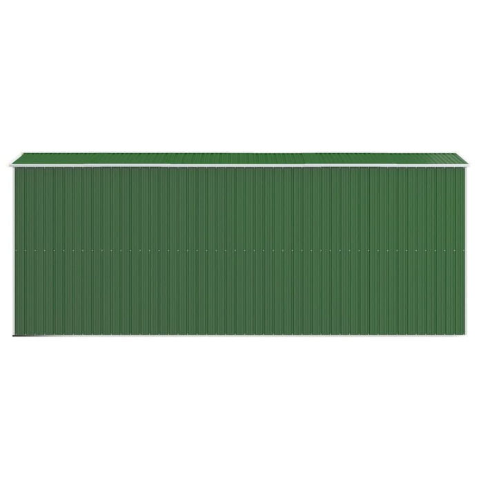 Șopron de grădină, verde, 192x523x223 cm, oțel zincat - WALTI WALTI