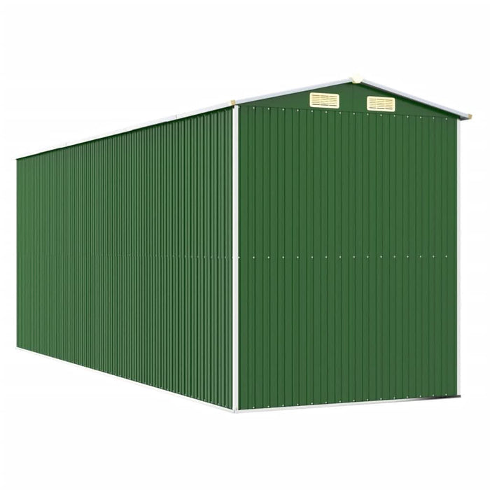 Șopron de grădină, verde, 192x523x223 cm, oțel zincat - WALTI WALTI