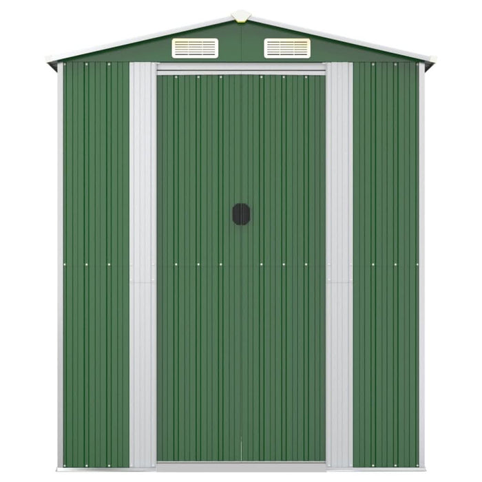 Șopron de grădină, verde, 192x606x223 cm, oțel zincat - WALTI WALTI
