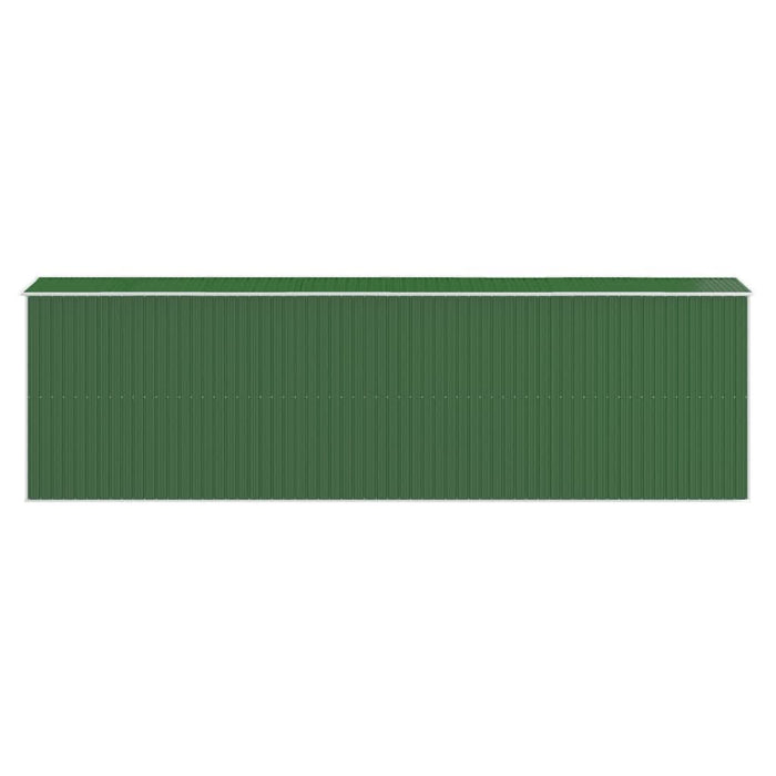 Șopron de grădină, verde, 192x606x223 cm, oțel zincat - WALTI WALTI