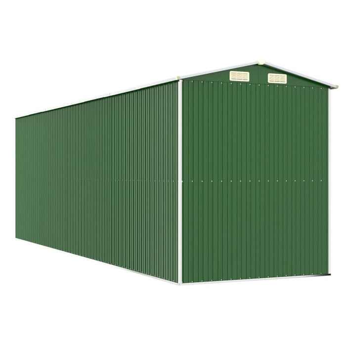 Șopron de grădină, verde, 192x606x223 cm, oțel zincat - WALTI WALTI