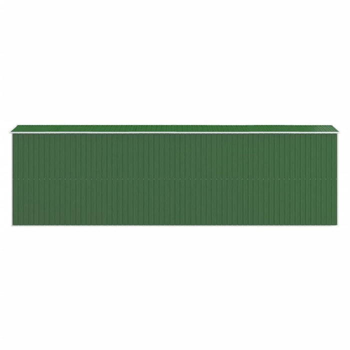 Șopron de grădină, verde, 192x689x223 cm, oțel zincat - WALTI WALTI