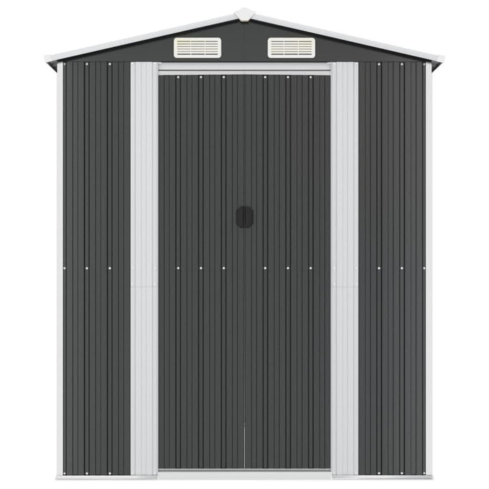 Șopron de grădină, antracit, 192x606x223 cm, oțel galvanizat - WALTI WALTI