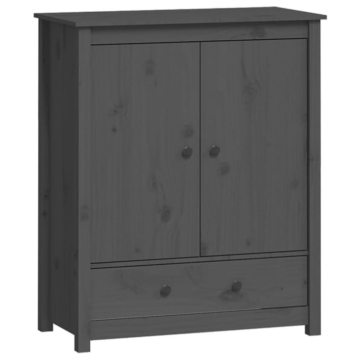 Servantă, gri, 83x41,5x100 cm, lemn masiv de pin - WALTI WALTI