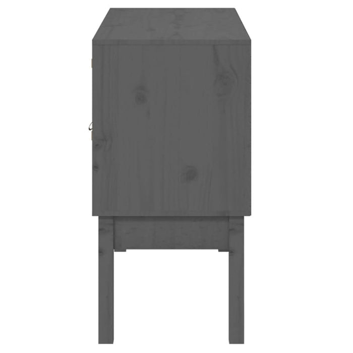 Servantă, gri, 110x40x78 cm, lemn masiv de pin - WALTI WALTI