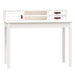 Birou, alb, 110x50x93 cm, lemn masiv de pin - WALTI WALTI