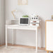Birou, alb, 110x50x93 cm, lemn masiv de pin - WALTI WALTI