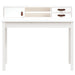 Birou, alb, 110x50x93 cm, lemn masiv de pin - WALTI WALTI