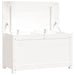 Cutie de depozitare, alb, 80x40x45,5 cm, lemn masiv de pin - WALTI WALTI