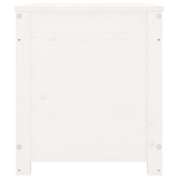 Cutie de depozitare, alb, 80x40x45,5 cm, lemn masiv de pin - WALTI WALTI