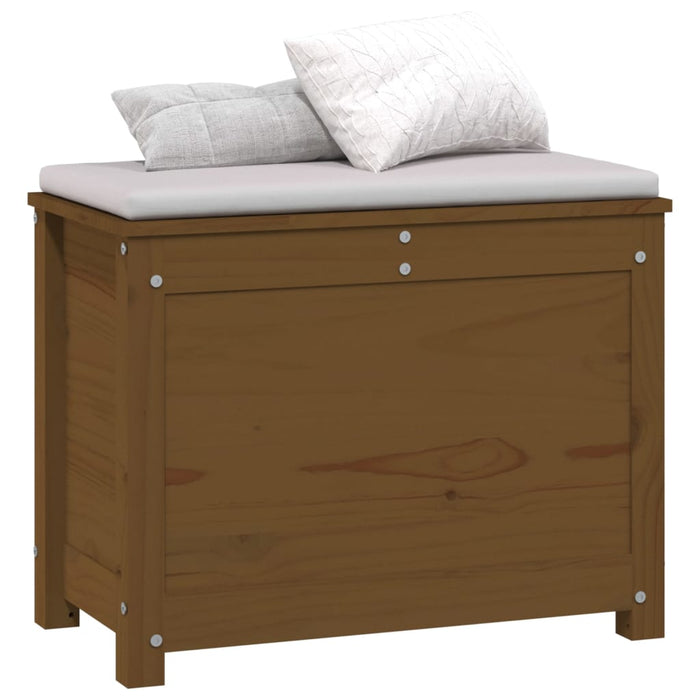 Cutie de depozitare, maro miere, 60x32x45,5 cm, lemn masiv pin - WALTI WALTI