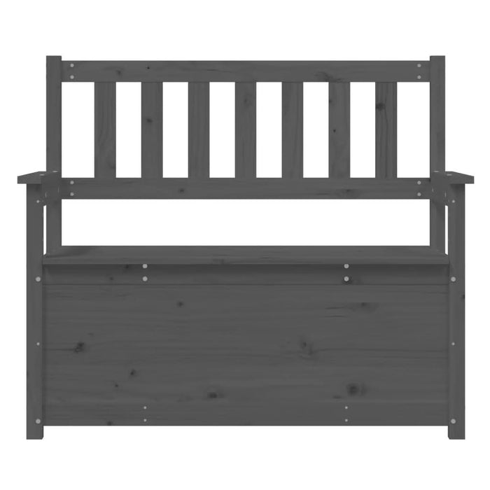 Bancă, gri, 112,5x51,5x96,5 cm, lemn masiv de pin - WALTI WALTI