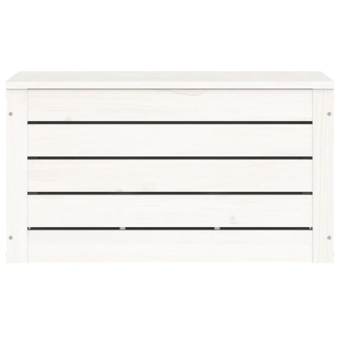 Cutie de depozitare, alb, 59,5x36,5x33 cm, lemn masiv de pin - WALTI WALTI