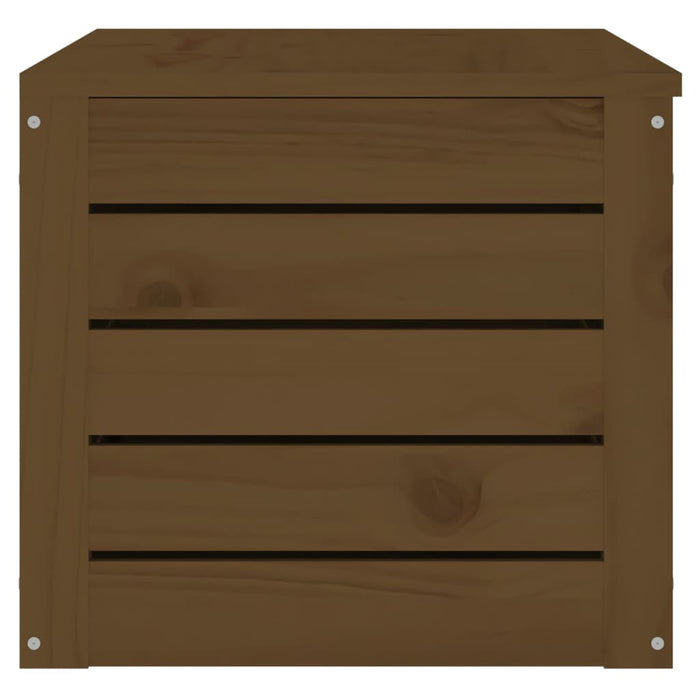 Cutie de depozitare, maro miere, 89x36,5x33 cm lemn masiv pin - WALTI WALTI