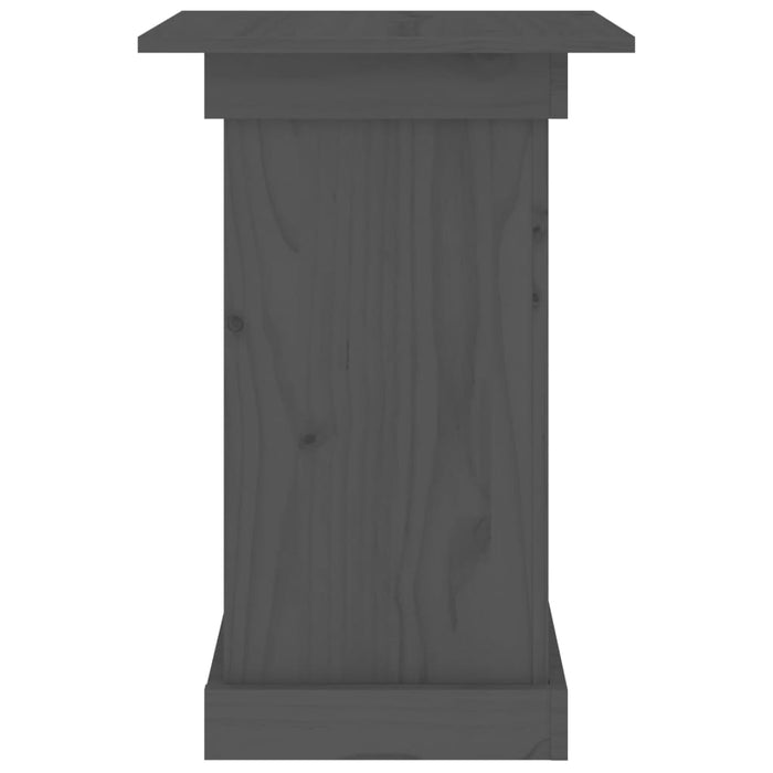 Suport pentru flori, gri, 40x40x60 cm, lemn masiv de pin - WALTI WALTI