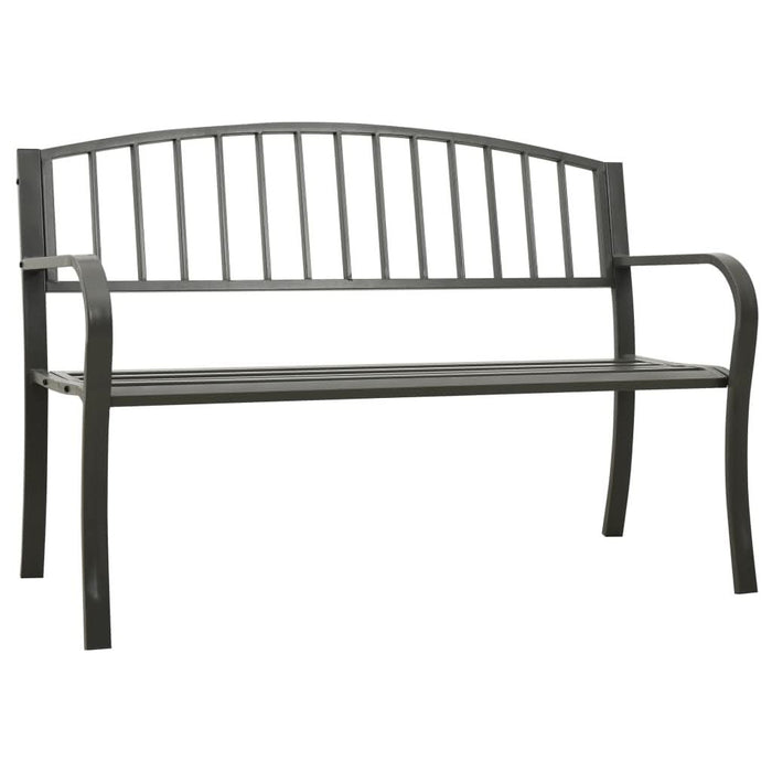 Bancă de grădină, gri, 120 cm, oțel - WALTI WALTI