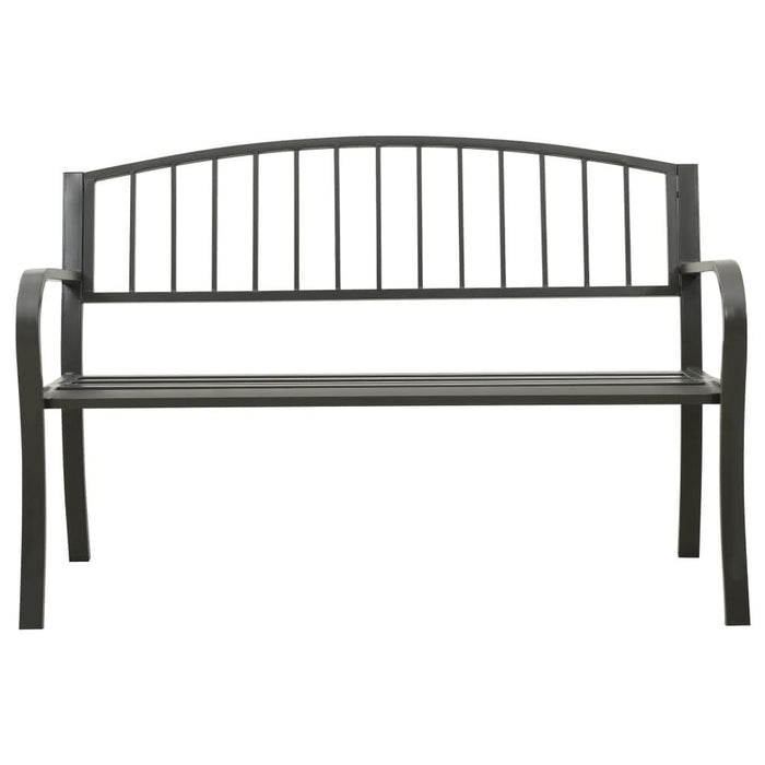 Bancă de grădină, gri, 120 cm, oțel - WALTI WALTI