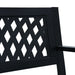 Bancă de grădină din oțel, negru, 120 cm - WALTI WALTI