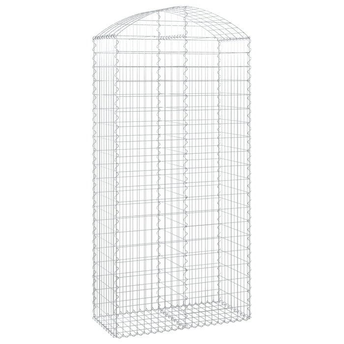 Coș gabion arcuit, 100x50x200/220 cm, fier galvanizat - WALTI WALTI