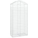 Coș gabion arcuit, 100x50x200/220 cm, fier galvanizat - WALTI WALTI