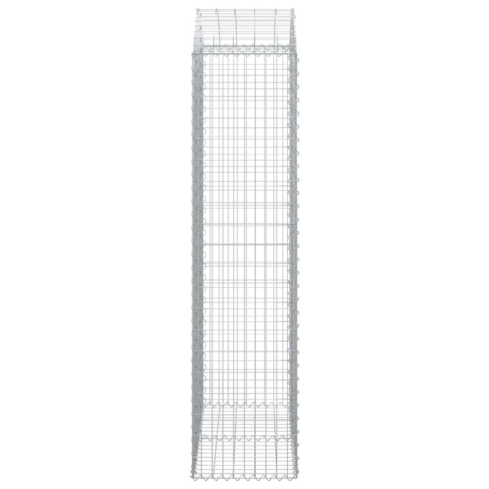 Coș gabion arcuit, 100x50x200/220 cm, fier galvanizat - WALTI WALTI