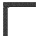 Set mobilier de grădină cu perne, 6 piese, negru, poliratan - WALTI WALTI