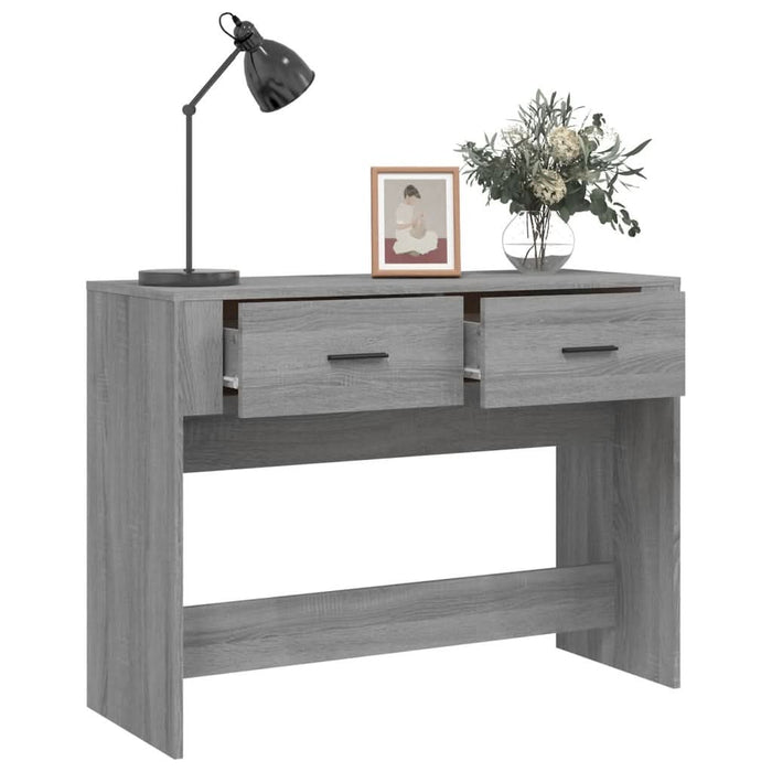 Măsuță consolă, gri sonoma, 100x39x75 cm, lemn prelucrat - WALTI WALTI