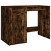 Birou, stejar fumuriu, 100x49x75 cm, lemn prelucrat - WALTI WALTI
