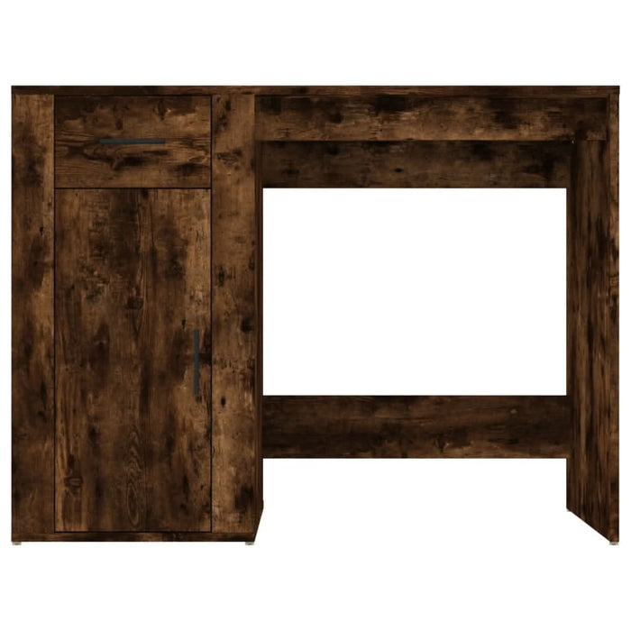 Birou, stejar fumuriu, 100x49x75 cm, lemn prelucrat - WALTI WALTI